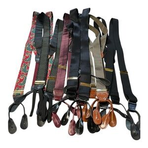 Vintage Suspender Braces Button Bundle